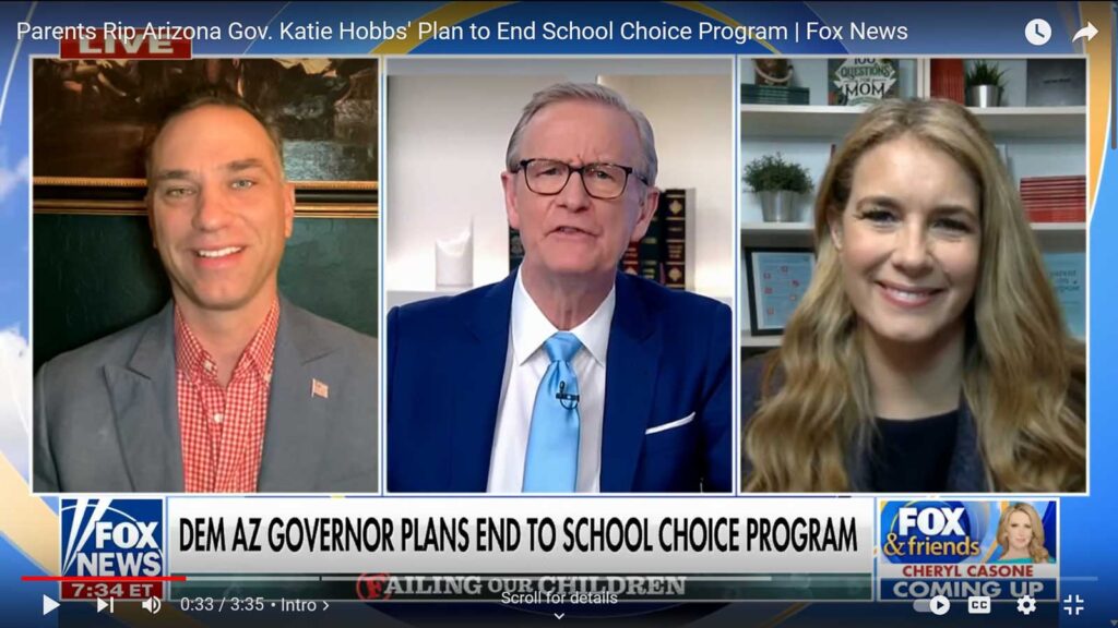 AFC and Fox news interview Steve Smith as he defends parents for school choice.