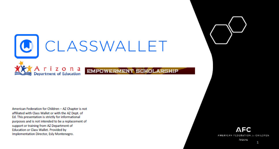 Arizona ESA Class Wallet